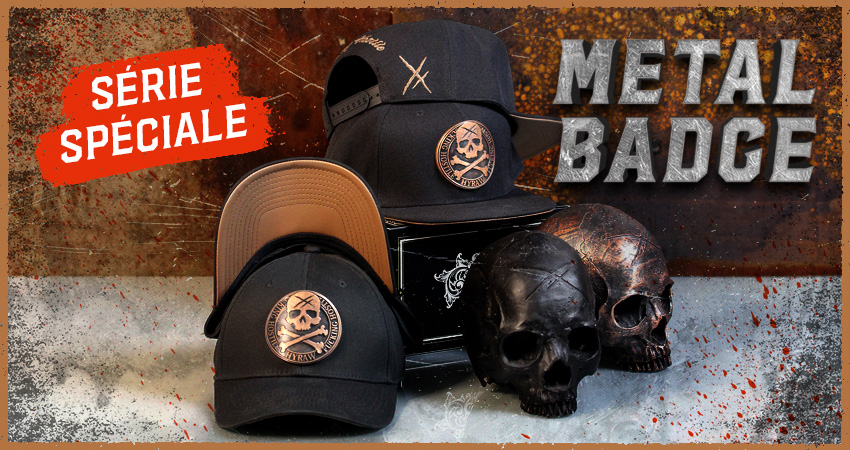 CASQUETTES METAL BADGE