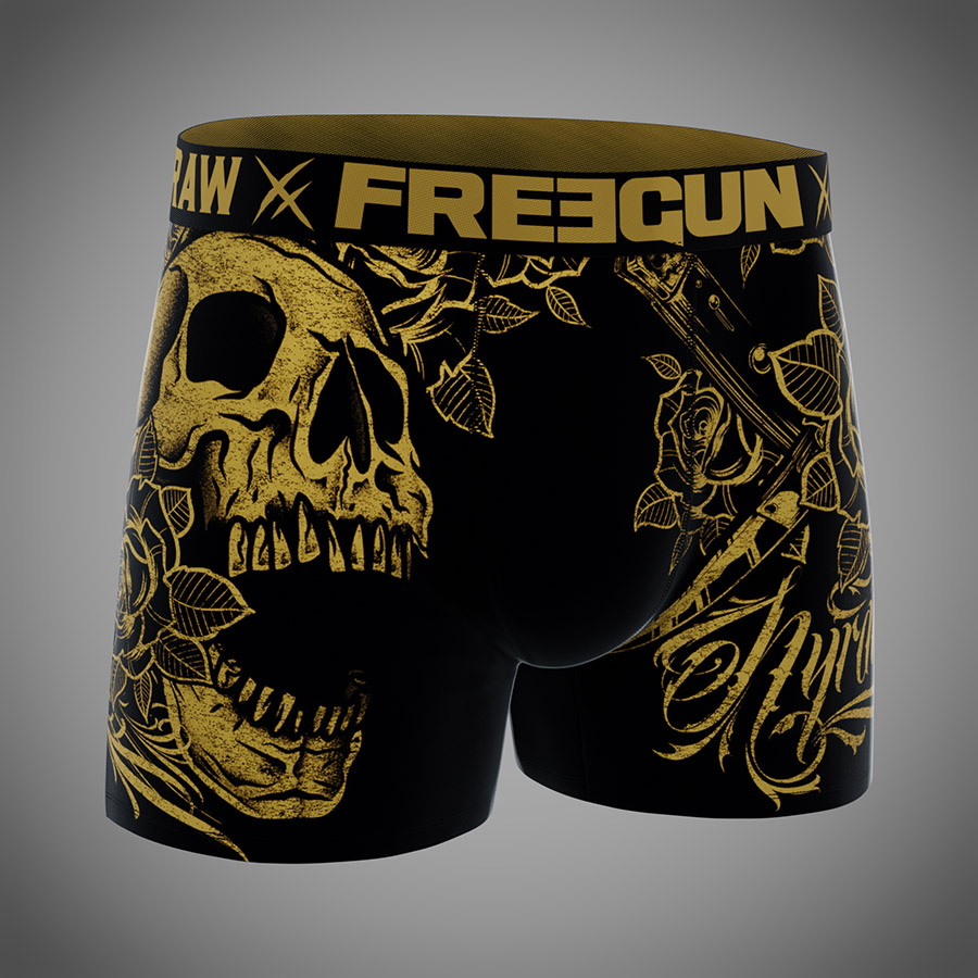 BOXER GOLDEN SKULL