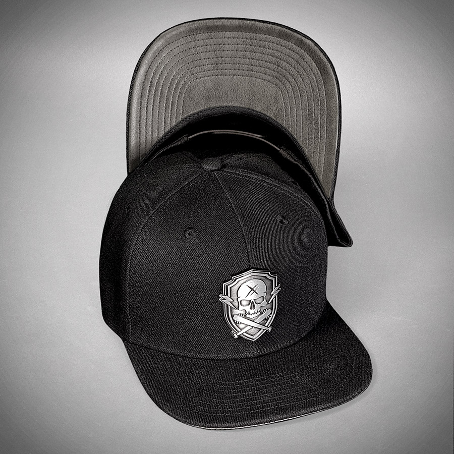 CASQUETTE SNAPBACK METAL SKULL