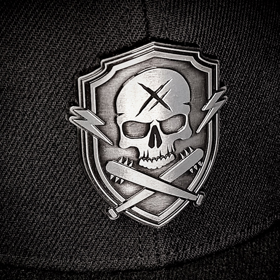 CASQUETTE SNAPBACK METAL SKULL