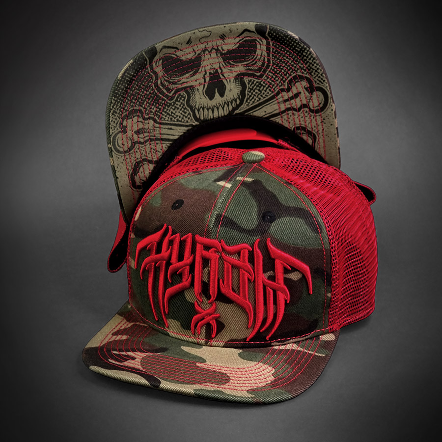 CASQUETTE SNAPBACK CAMO RED