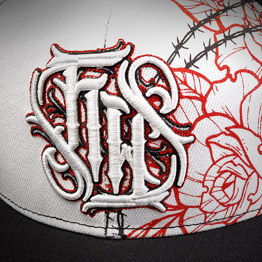 CASQUETTE SNAPBACK RED ROSES