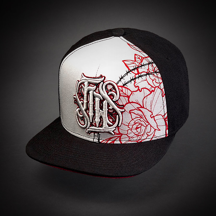 CASQUETTE SNAPBACK RED ROSES