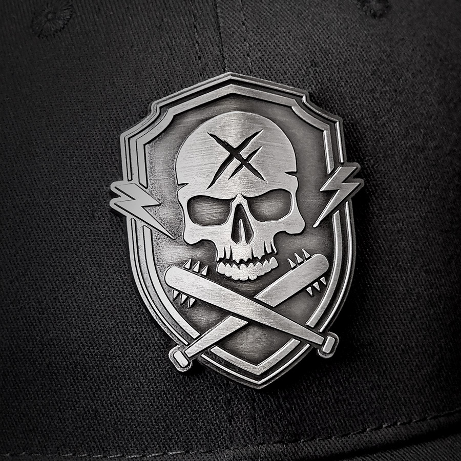 CASQUETTE TRUCKER METAL SKULL