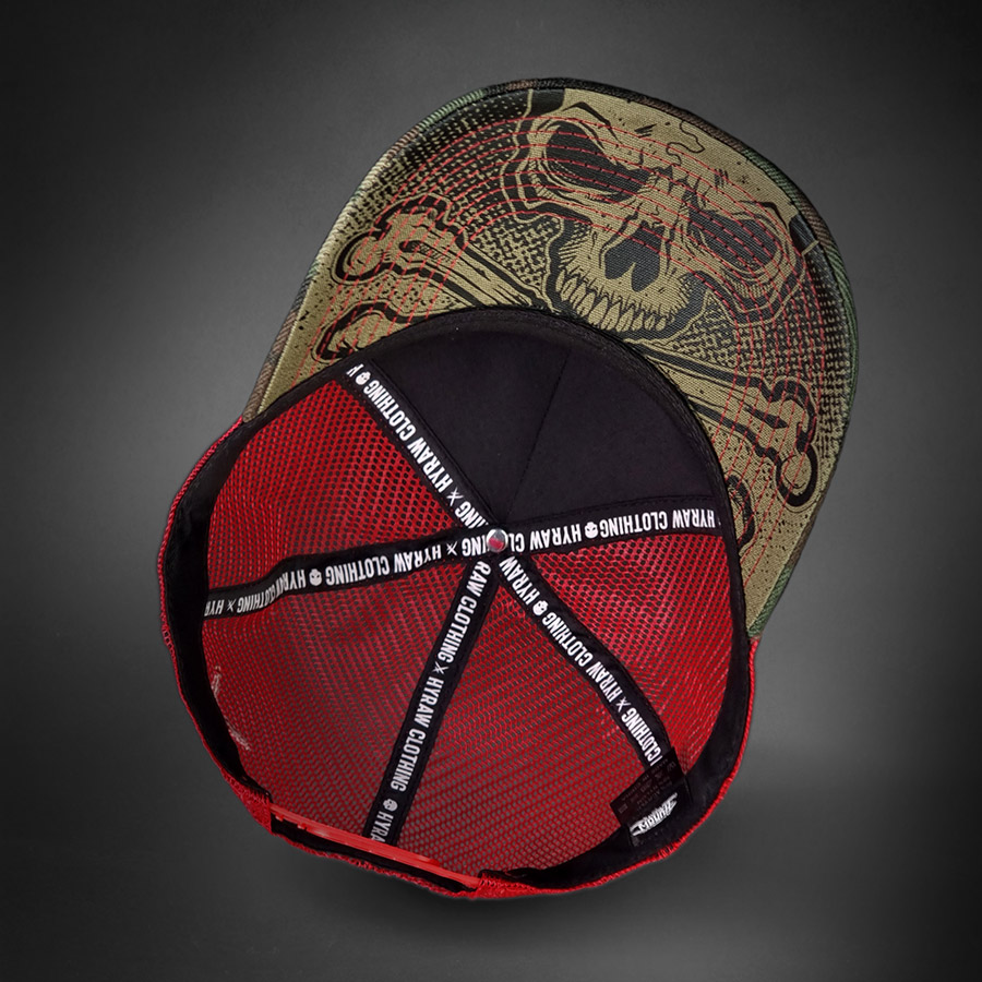 CASQUETTE TRUCKER CAMO RED