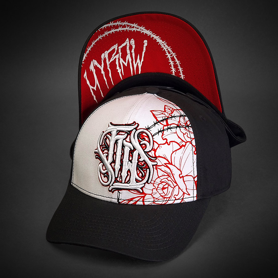 CASQUETTE TRUCKER RED ROSES