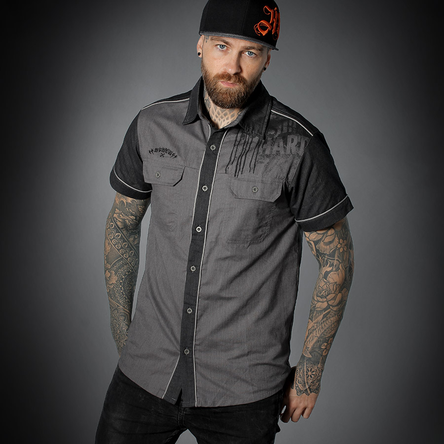 CHEMISE SKULL WORKER