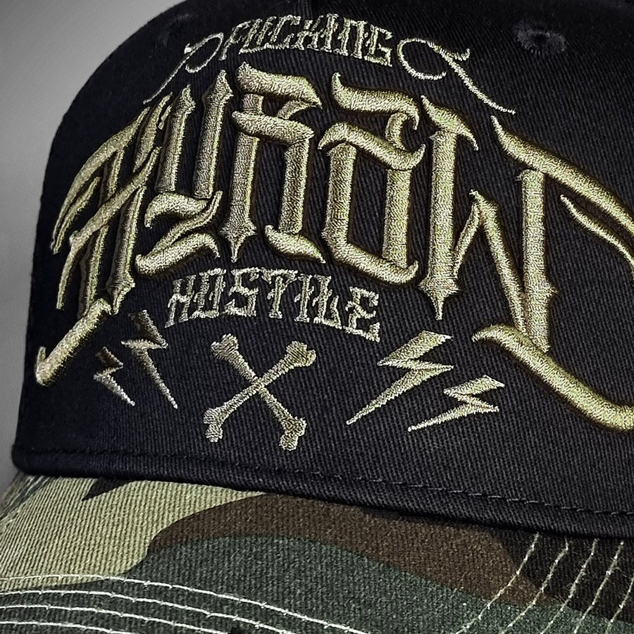 CASQUETTE TRUCKER LOGO CAMO