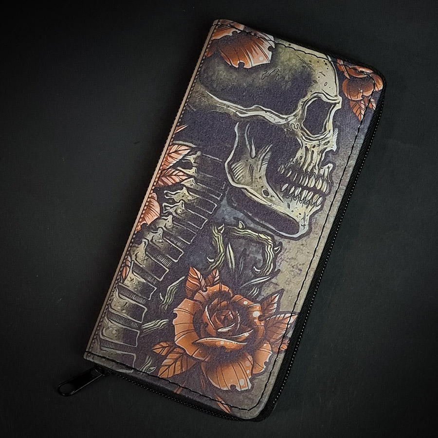 POCHETTE SKULL & ROSES