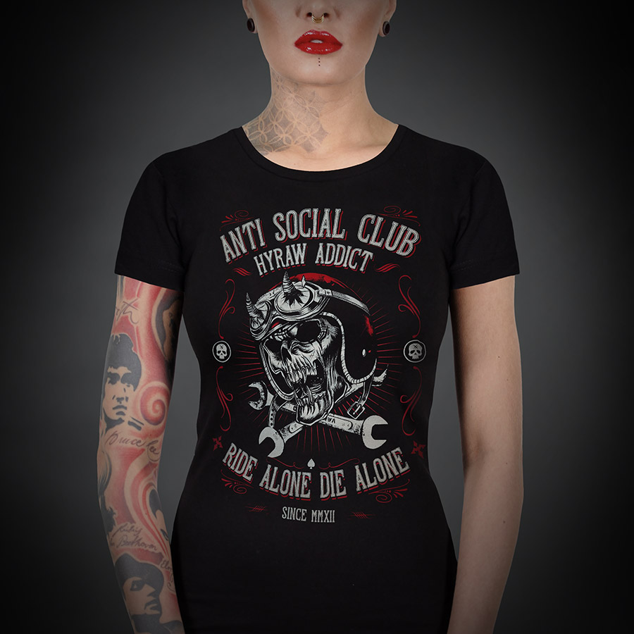 T-SHIRT FEMME ANTISOCIAL CLUB