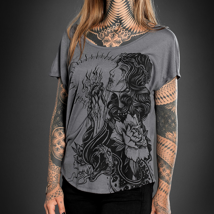 T-SHIRT FEMME HOLY HEART