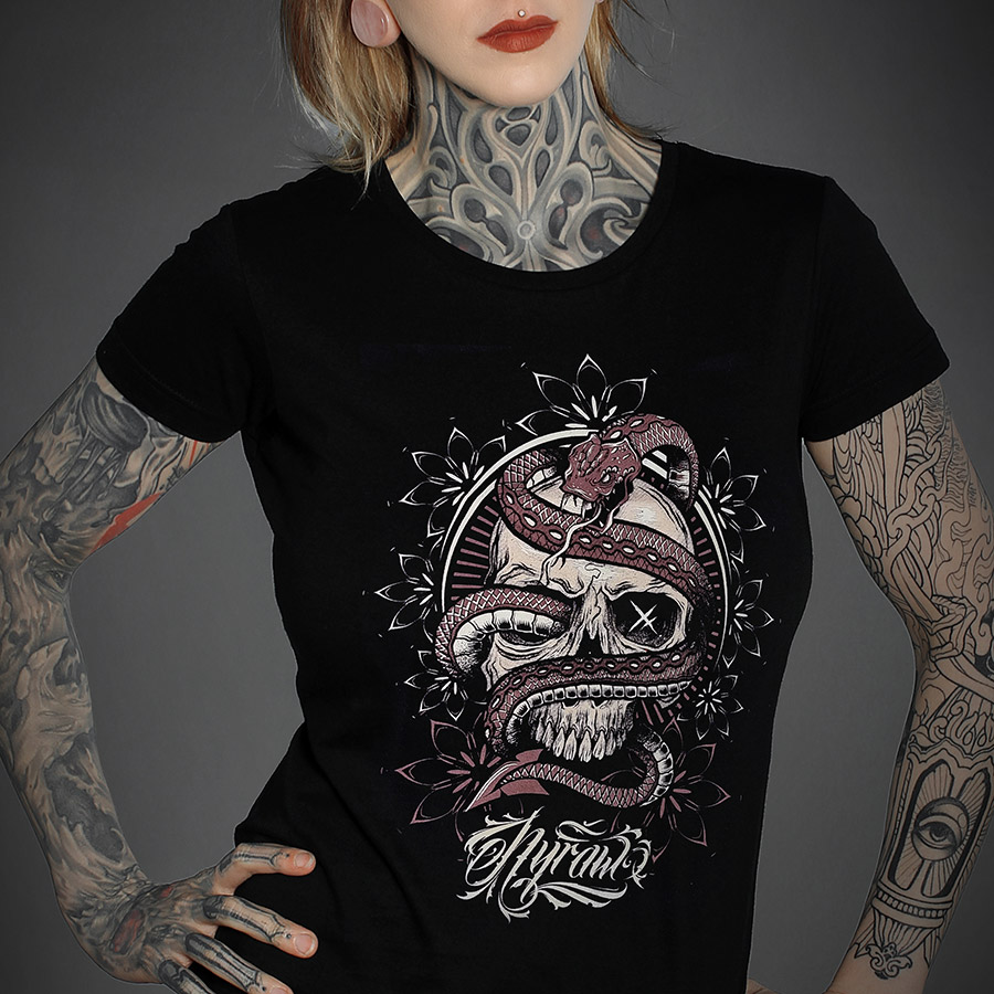 T-SHIRT FEMME SNAKE OF DEATH