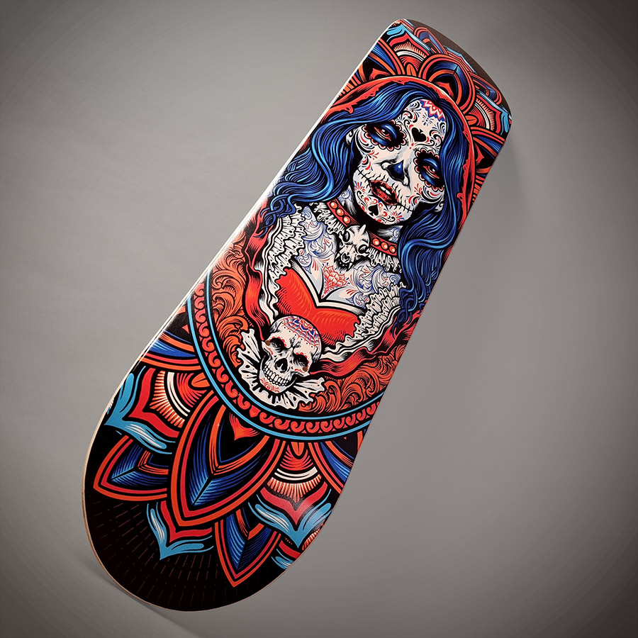 SKATEBOARD DECO CATRINA