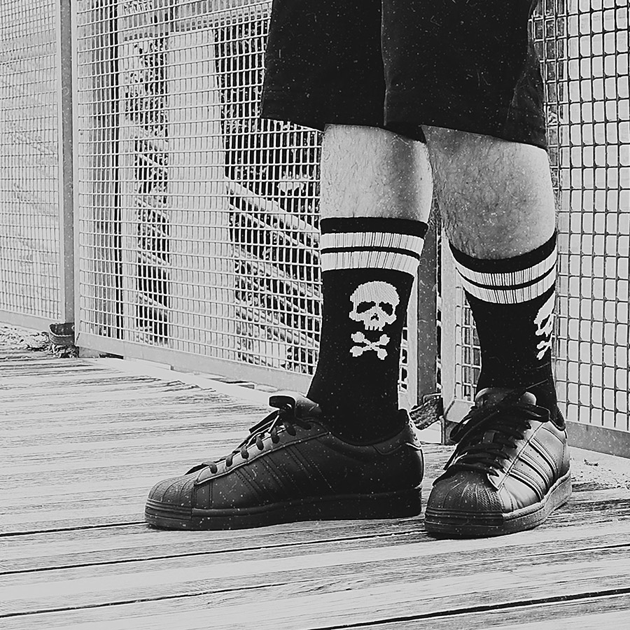 CHAUSSETTES SKULL CLASSIC BLACK