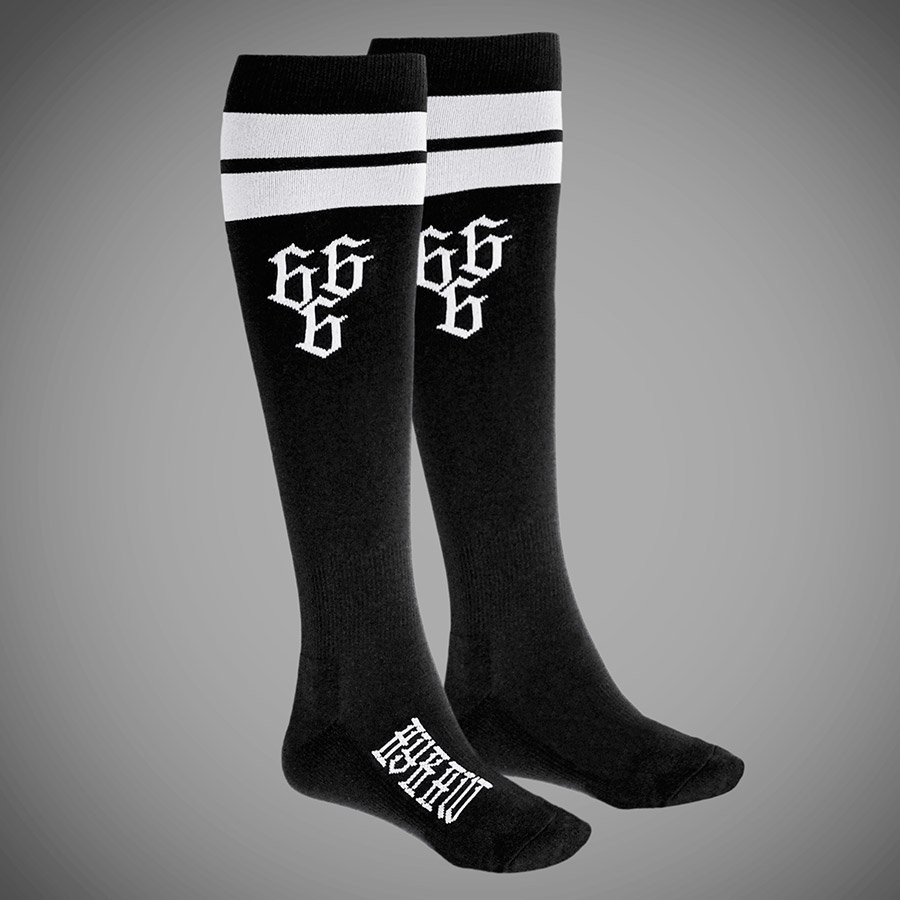 CHAUSSETTES 666 KNEE BLACK